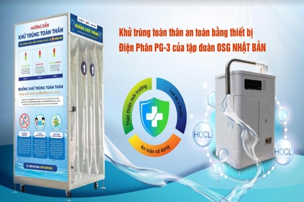 [dantri.vn] Khử khuẩn toàn thân công nghệ Nhật Bản, giải pháp mới cống Covid-19