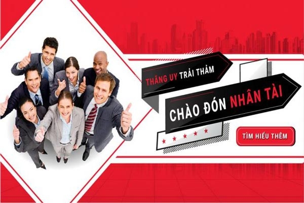 Tập đoàn Thăng Uy tuyển dụng nhiều vị trí